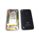 tapa de bateria  iphone 3g complete con marco, bateria conectorFlex 16g negra
